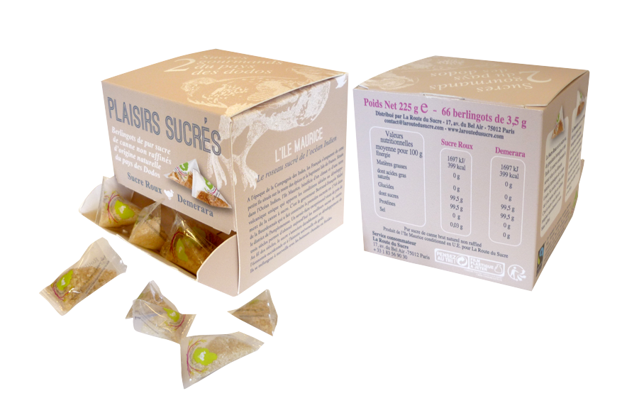 Packaging berlingots sucre de canne