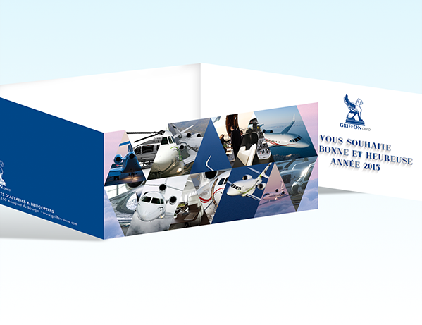 carte de voeux Griffon aéro